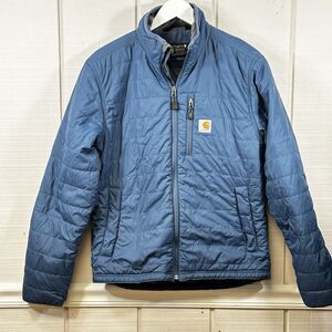 Carhartt Men's Blue  OJ2208-M Rain Defender Lightweight Insulated Jacket SM